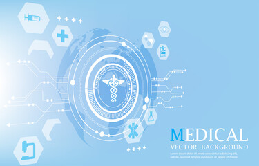 technology medical protection concept