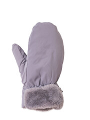 Women's glove with the right hand isolated on a white background.