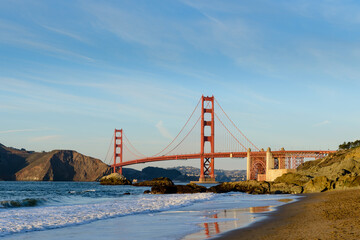 Golden Gate Bridge at Baker Beach