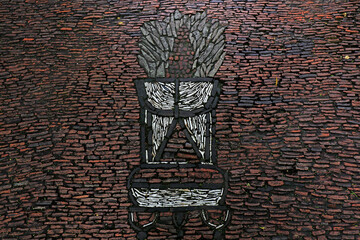 Ancient ground decoration landscape in Yu Garden, Shanghai, China