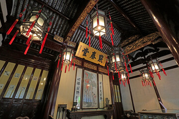 Fototapeta na wymiar China classical architecture in Yu Garden, Shanghai, China