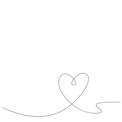 Valentines day heart background vector illustration