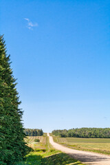 road in the countryside