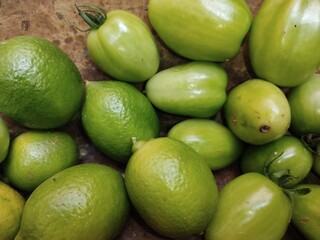 fresh fruits and vegetables.Healthy food clean eating. Food concept. Top view