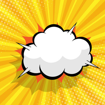 abstract comic background ubble vector illustration