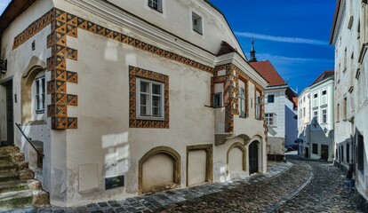 Fototapeta na wymiar street in the old town Krems