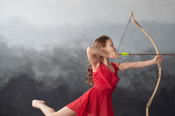 Ballerina with a bow