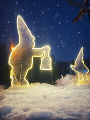 snow and stars