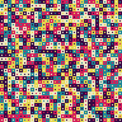 Abstract Geometric Pattern generative computational art illustration