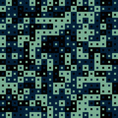 Abstract Geometric Pattern generative computational art illustration