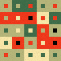 Abstract Geometric Pattern generative computational art illustration