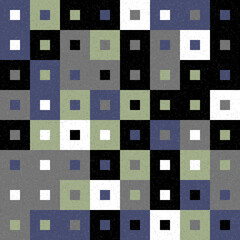 Abstract Geometric Pattern generative computational art illustration