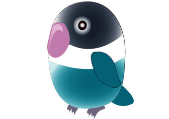 ブルーボタンインコのアイコン