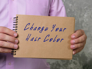  Change Your Hair Color phrase on the page.