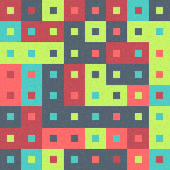 Abstract Geometric Pattern generative computational art illustration