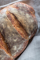 Homemade bread French tradition recipe