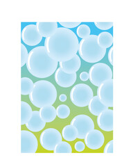 bubble background, vector illustration, for web background, wall 