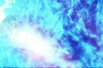 Universe in a distant galaxy with nebulae and stars