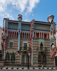 Spain. Barcelona. Architectural features. Windows and balconies
