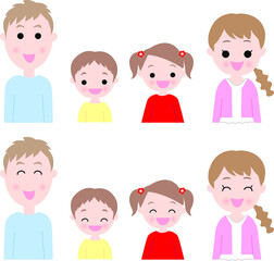 家族ポーズセット