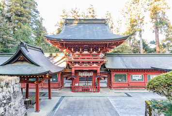 群馬県富岡市　一之宮貫前神社　楼門（重要文化財）　日本