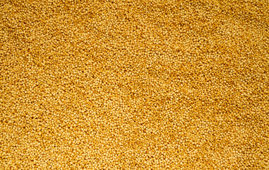 Raw organic Quinoa (Chenopodium quinoa) seeds background.