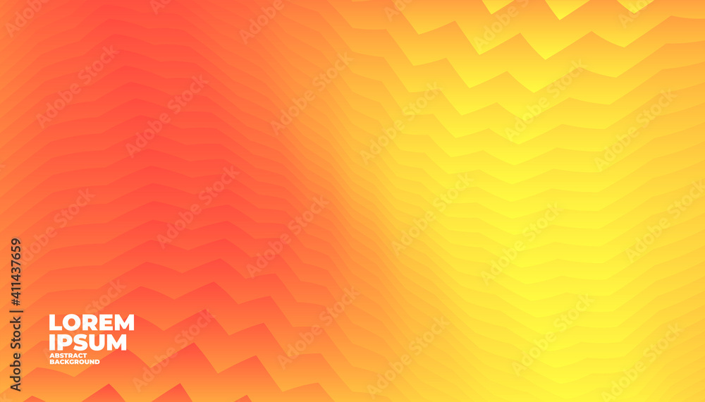 Poster abstract orange gradient background with space for text and message.