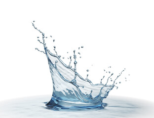 water splash isolated on white background