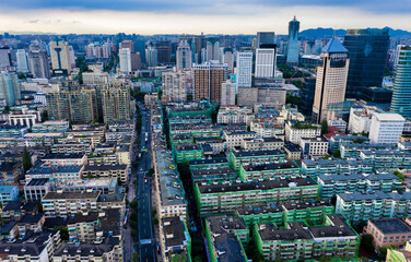 Obraz premium Urban scenery of Hangzhou, Zhejiang Province, China