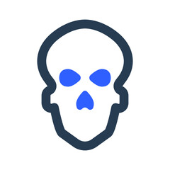 Human skeleton icon