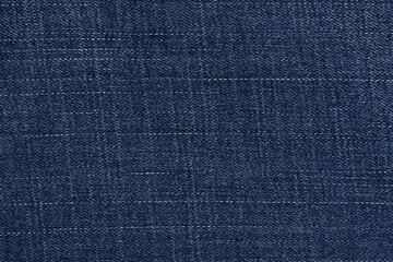 Fototapeta na wymiar Texture of denim or blue jeans background
