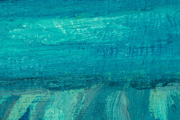 Texture of a canvas covered with paint close-up. Macro shooting of paint strokes