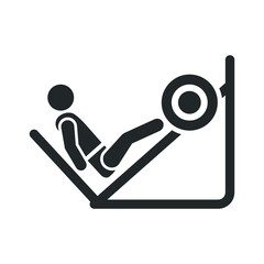 Lag press exercise icon