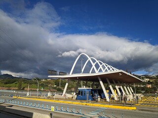 Fototapeta premium Toll station