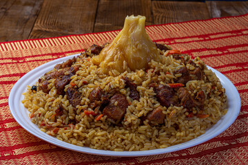 carne with rice
