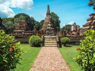 Sukhothai temple in thailand