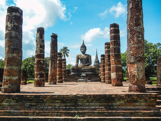 Sukhothai temple in thailand