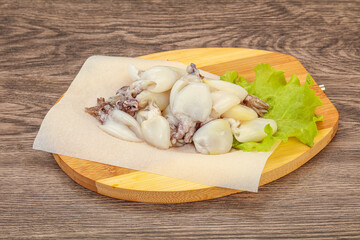 Raw seafood - cuttlefish for cooking