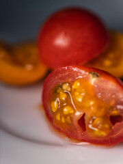 Close up of cherry tomatoes
