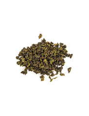 milk oolong. milk oolong tea on white background top view