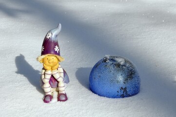 Wichtel im Schnee