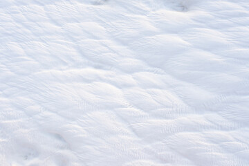 An abstract white background formed by geothermal waters.