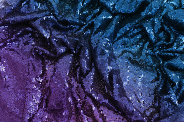 background of beautiful dark purple sequins fabric