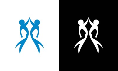 People friendship vector icon. filled flat sign for mobile concept and web design. Two friends standing glyph icon. Symbol, logo illustration. Vector graphics