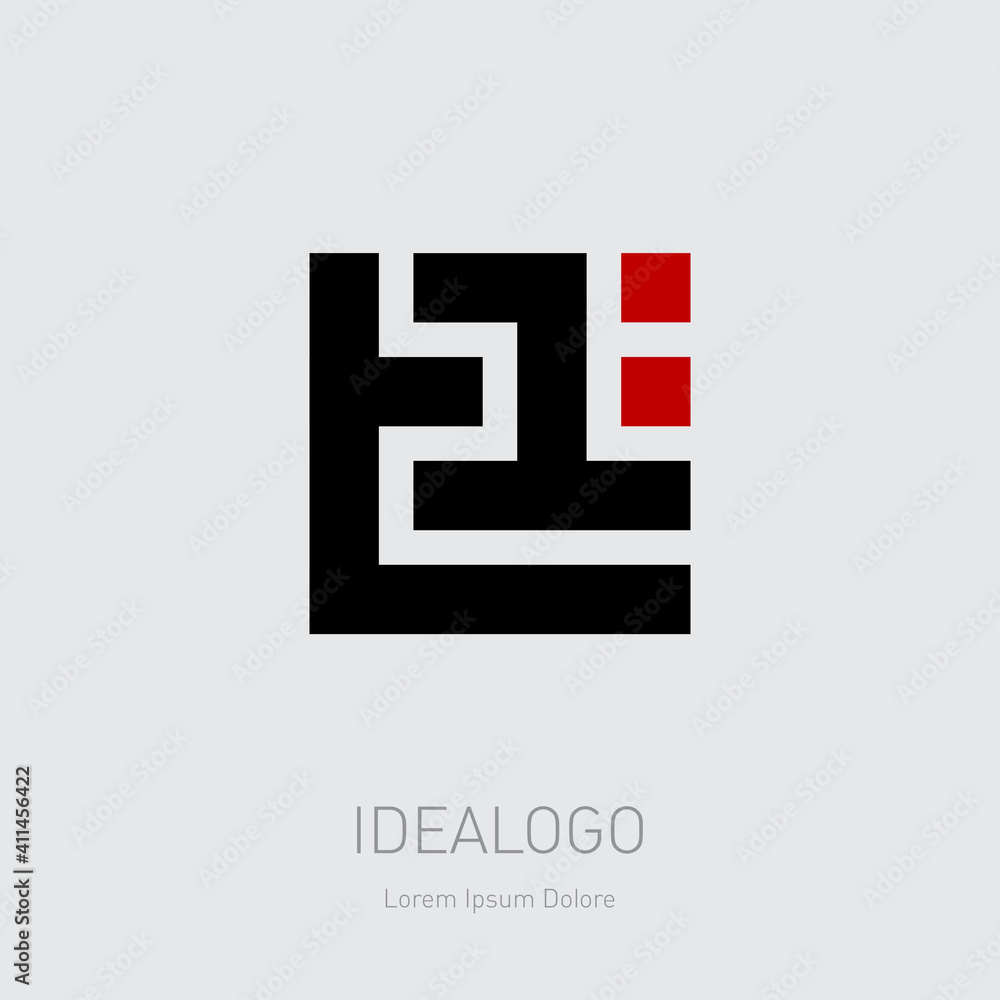 Poster t1 - vector design element or icon. logo with letter t and number 1. logotype.