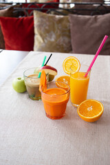 Freshly squeezed juices