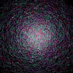 A heap of signs in dark ground. 3D rendered. 