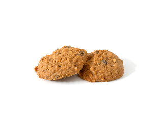 Pile of oatmeal cookies