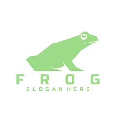 frog logo icon design vector