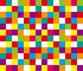 カラフルなチェック柄